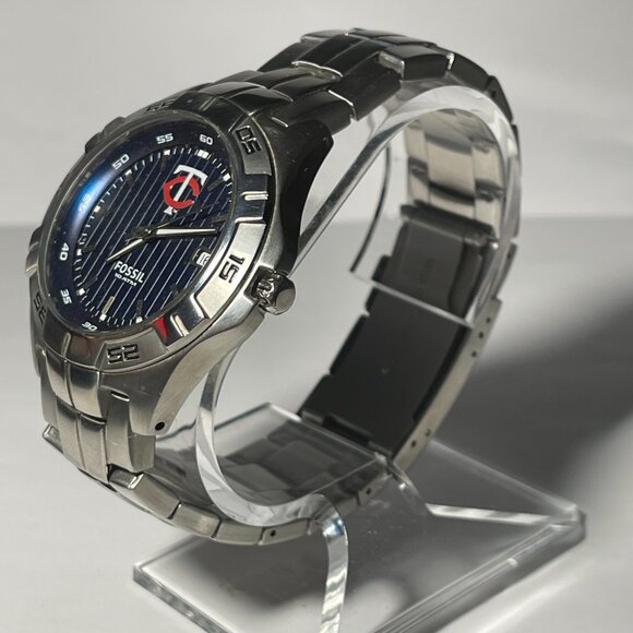 Minnesota Twins MLB Stainless-Steel Men's Watch by Fossil NEW (RARE) - Picture 3 of 8